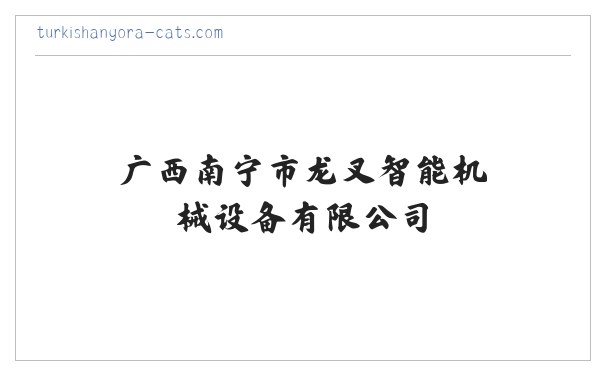 广西南宁市龙叉智能机械设备有限公司 缩略图